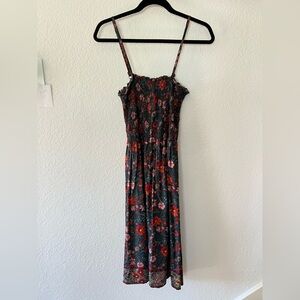 Floral Maxi Dress with Spaghetti Straps